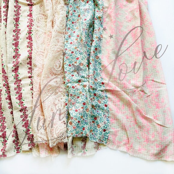 POL Clothing Woven Patchwork Maxi Skirt In Mixed Floral Print NEW! - Picture 6 of 12